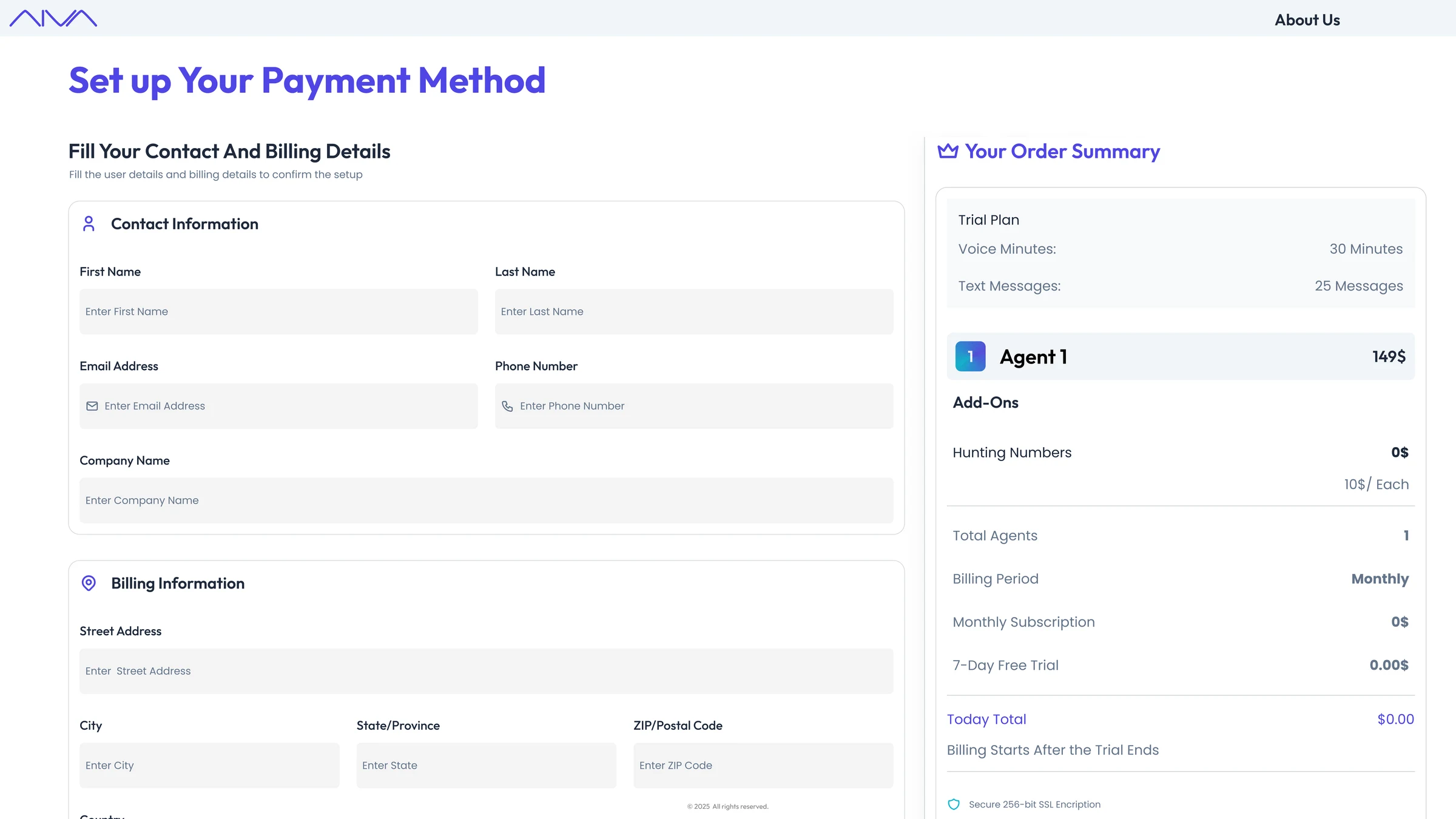 AI Voice Agent: Payment method