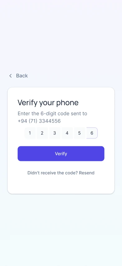 AI Voice Agent: Verification code